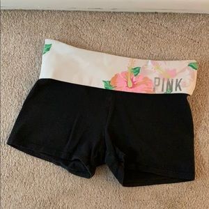 PINK yoga shorts